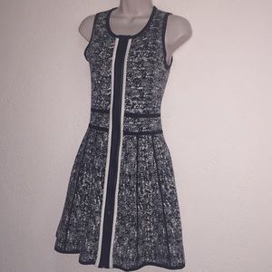 Parker Dress white/Black Zs: S